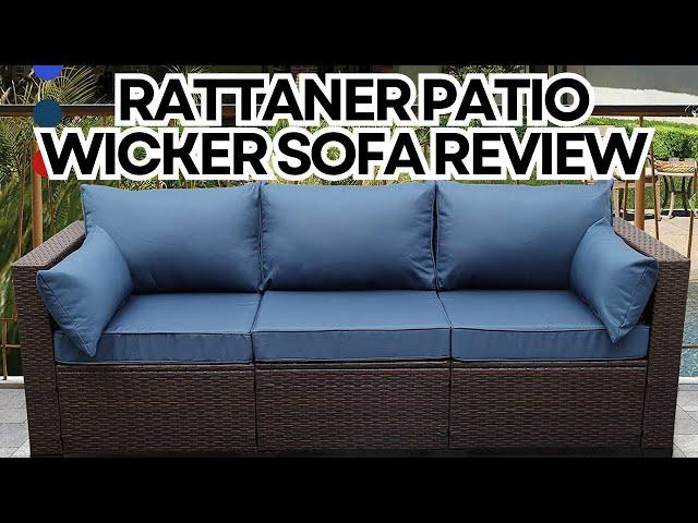 Rattaner Patio Wicker Sofa Review