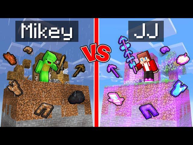 Mikey Chunk vs JJ OP Chunk Survival Battle in Minecraft (Maizen)