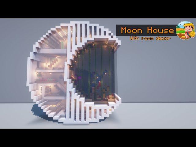 Minecraft Modern House | Moon House Tutorial