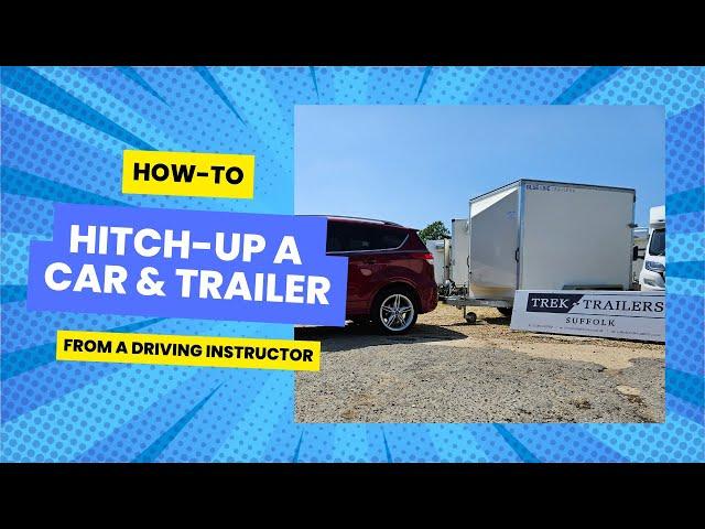 How to Hitch Up a Commercial Trailer to a Car