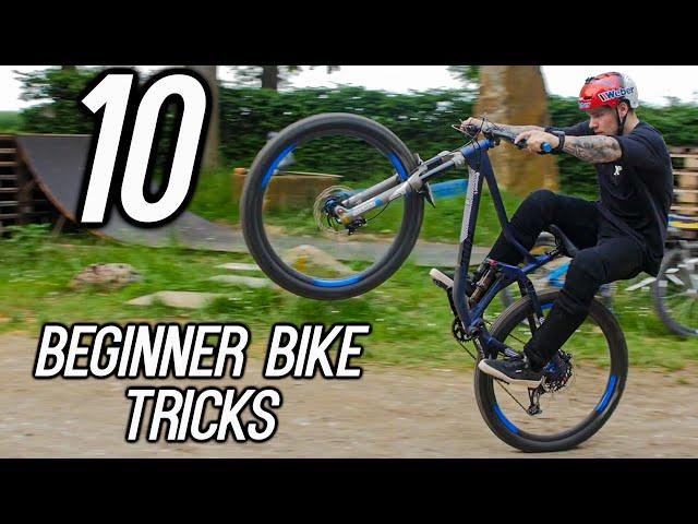 TOP 10 Anfänger MTB Tricks zum üben!