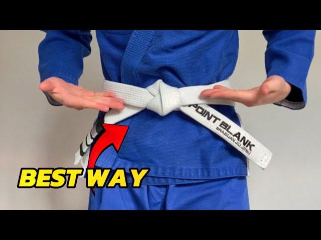 How to Tie a BJJ Belt (Eyesight Angle)