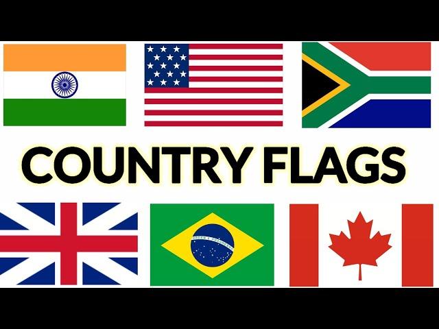 Flags of the world | Country flags of the world | World flags | learn country flags | #countryflags