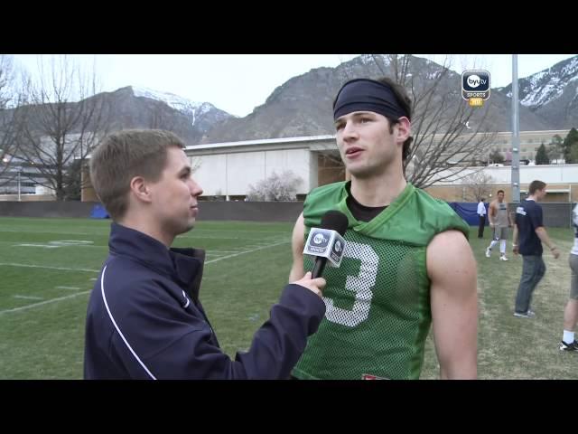 BYU Spring Football Day 14 - James Lark