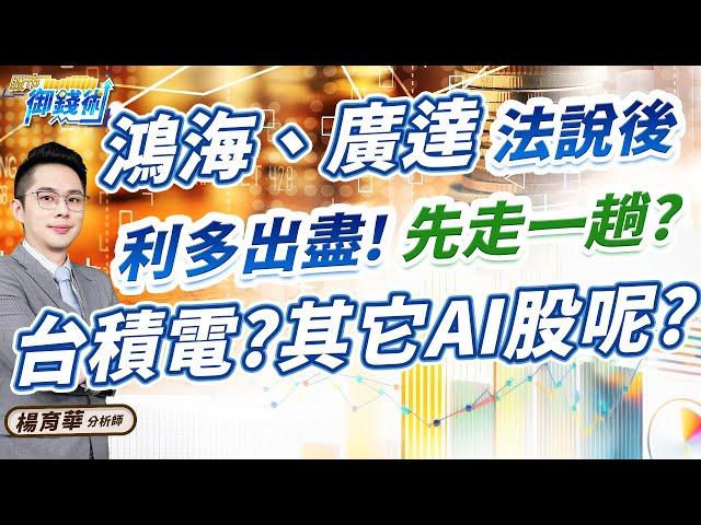 (有CC字幕)2024.11.15【鴻海、廣達法說後 利多出盡!先走一趟? 台積電?其它AI股呢?】#楊育華 #股市御錢術