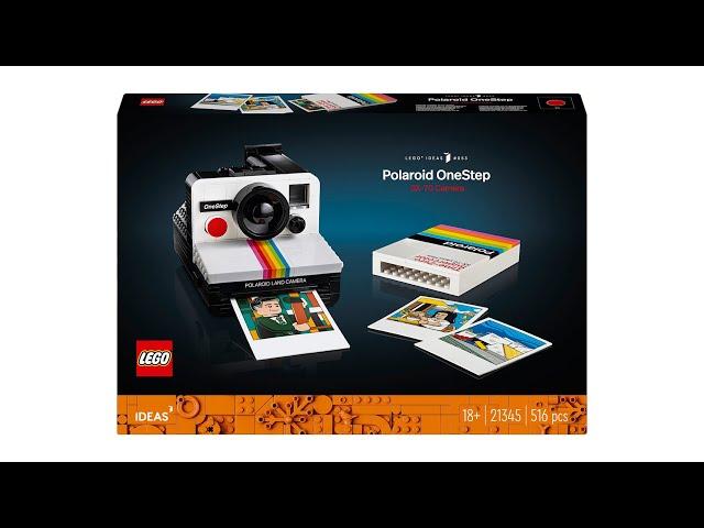 Обзор набора Lego 21345 - Фотоаппарат Polaroid OneStep SX-70