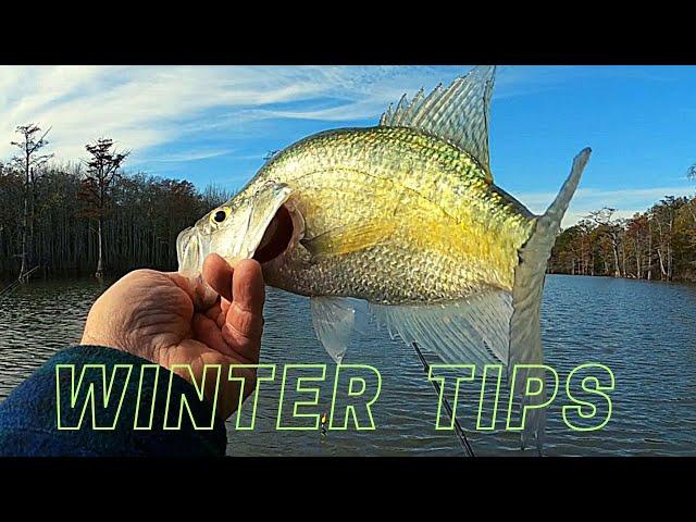 "Catching Winter Crappie"   -  Tips and Techniques