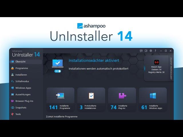 Ashampoo UnInstaller 14 (Tutorial): Deinstalliere Programme komplett von deinem PC