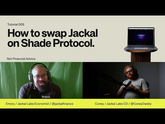 How to swap Jackal on Shade Protocol.