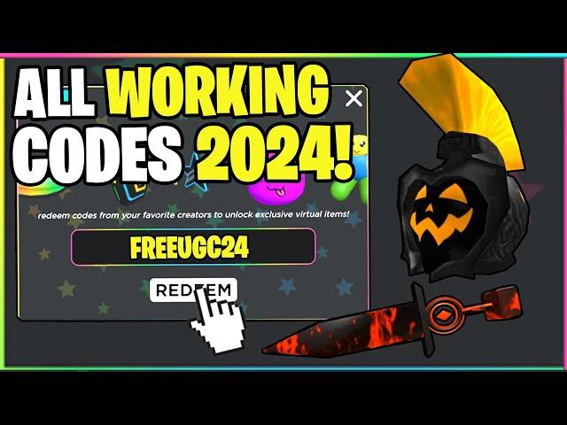 *NEW* ALL WORKING CODES FOR UGC LIMITED IN 2024! ROBLOX UGC LIMITED CODES