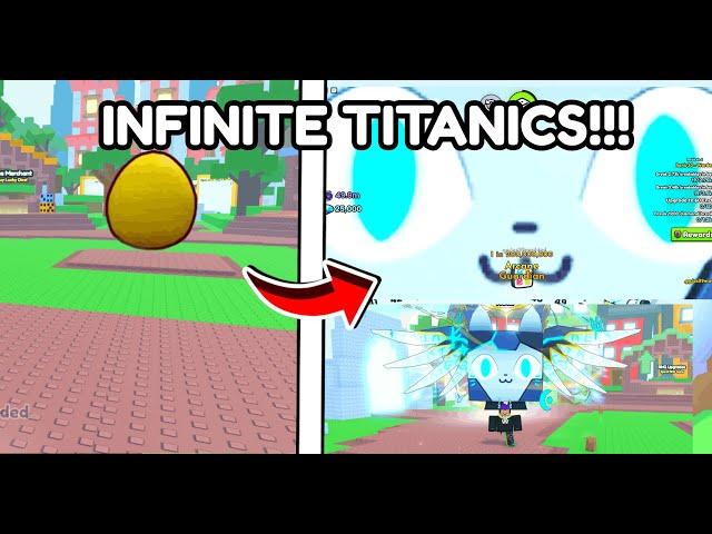 INFINITE TITANICS BUG IN PET SIMULATOR 99?