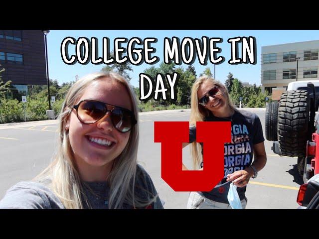 COLLEGE MOVE IN DAY VLOG// university of utah freshman