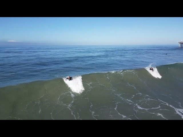 12/15/24 Scripps Pier La Jolla Shores Surf Complete Raw Unedited Drone Surfing Footage