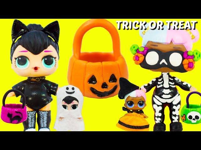 LOL Surprise Dolls TRICK OR TREAT Lil Sisters Halloween Costumes