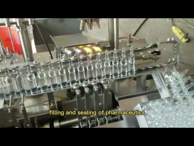 Ampoule Bottle Filling and Sealing Machine Veterinary Drug Injection Drawing and Sealing Machine