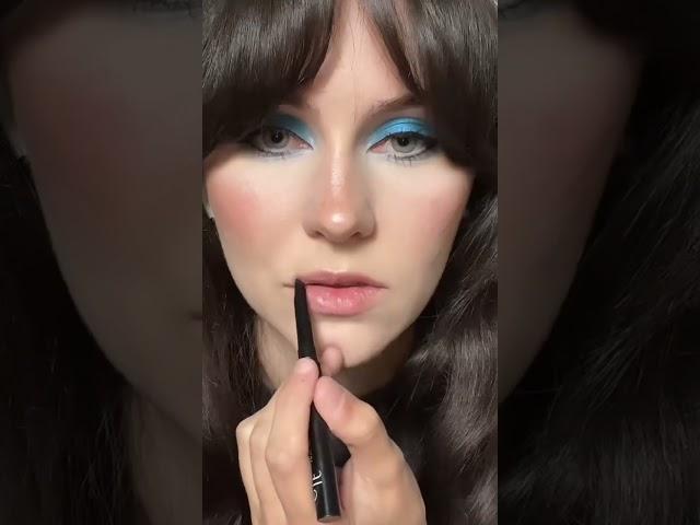 70s Mick Jagger inspired glam rock makeup #70s #1970s #makeup #glammakeup