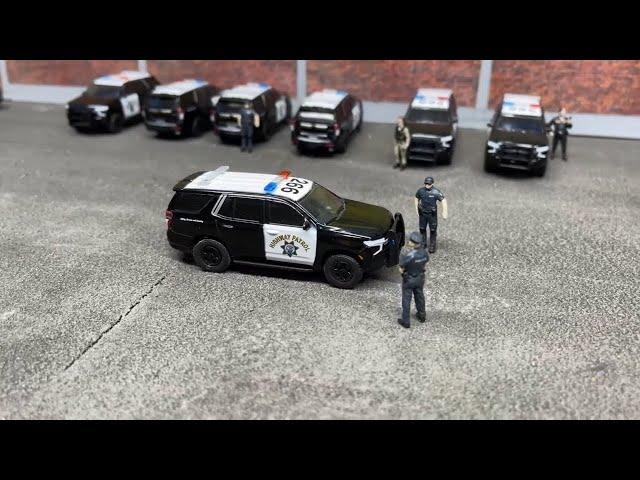 Incredible Detail: 2021 Chevy Tahoe Police Pursuit Vehicle 1/64 scale