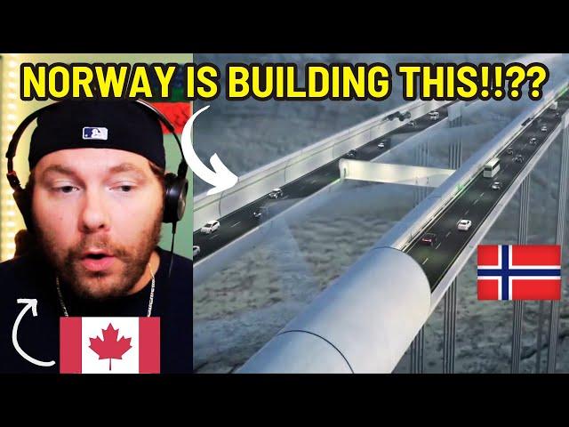 Canadian Reacts to Norway's $50 Billion FLOATING HIGHWAY Construction Project!!!