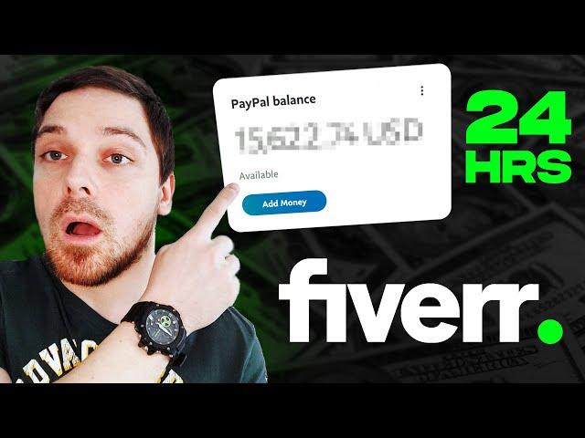 From $0 To $500/DAY With FIVERR DROP SERVICING (24 Hour Challenge!)