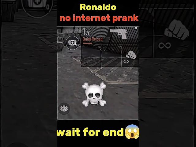 RONALDO NO INTERNET PRANK IN LONE WOLF  #shorts #freefire #foryou