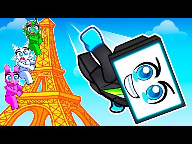 Roblox Climb And Jump Tower With MY CRAZY SPRUNKI GIRLS...