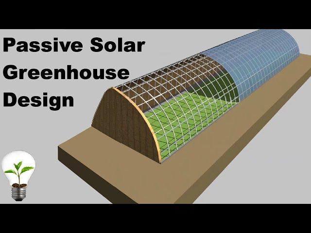 Passive Solar Greenhouse Design