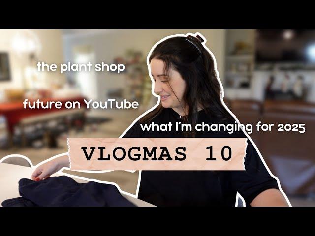 2024 houseplant reflection & 2025 goals  | vlogmas day 10