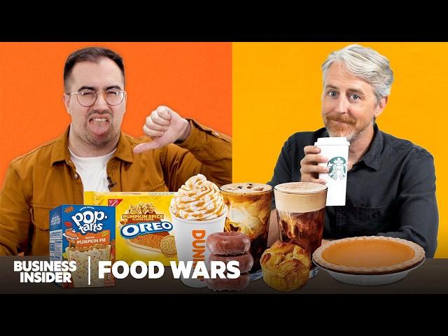 US vs UK Pumpkin Spice | Food Wars | Insider Food