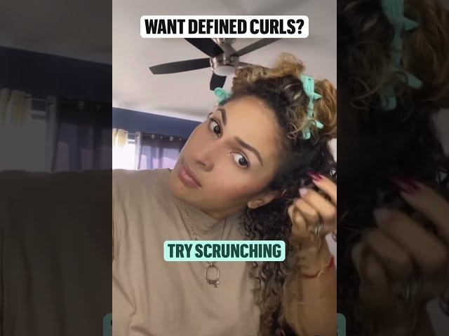 Fine Curls Falling Flat? Do This  Get INSTANT DEFINITION| #curlyhair #curldefinition #shorts