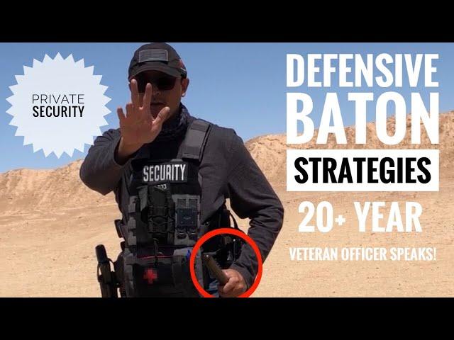  Private Security Baton Training Tip - What They Didn’t Tell You in Class‼️