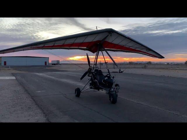 Weight Shift Trike introduction flight 10-31-2020