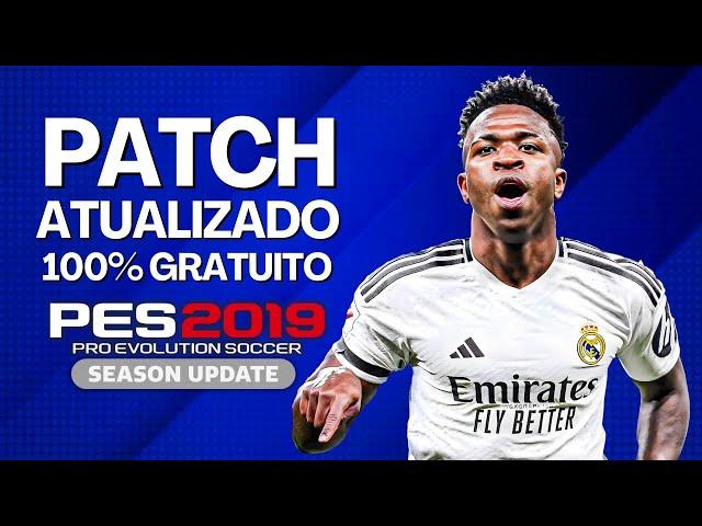 PATCH PES 2019 ATUALIZADO TEMPORADA 25 COM FACES E UNIFORMES E TRANSFERÊNCIAS | PES 2019 ATUALIZADO