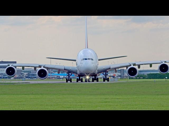 31 HEAVY TAKE OFFS & LANDINGS | 6x B747F, B777, A350 | Amsterdam Schiphol Airport Spotting