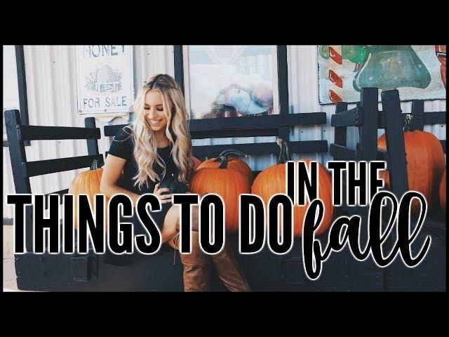 Fall Bucketlist | THINGS TO DO IN THE FALL