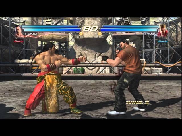 Tekken Tag Tournament 2 (Paul/Bruce) vs (Feng/Law)