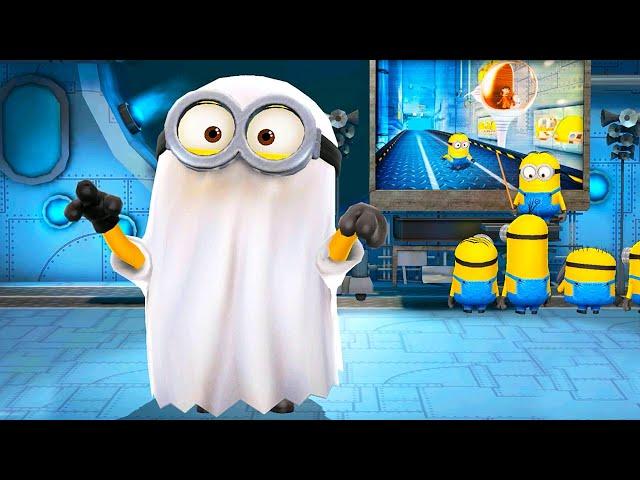 Ghost minion Vs Vector the boss ! Old Despicable me minion rush gameplay