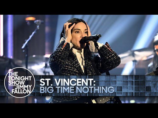 St. Vincent: Big Time Nothing | The Tonight Show Starring Jimmy Fallon