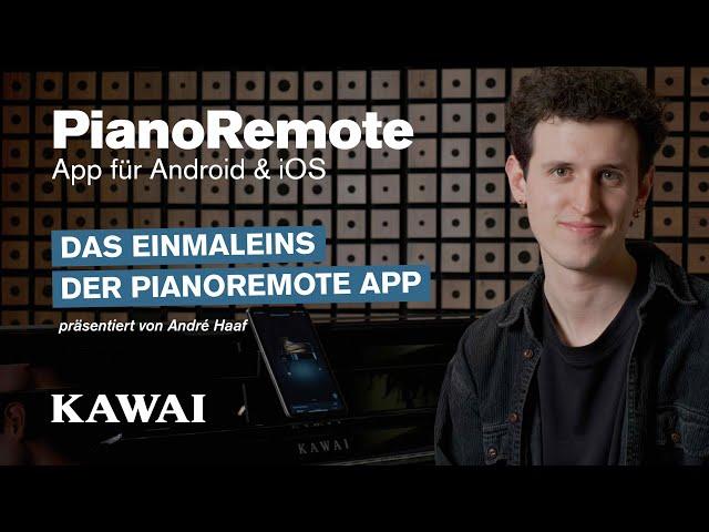 Das Einmaleins der PianoRemote App (Deutsch)