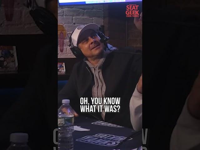 We asked Boone why he sat criss cross applesauce during our show