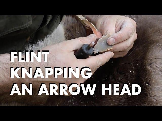 Flint Knapping an Arrow Head