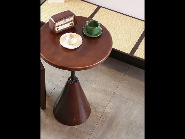 Hozota Dining Room Furniture Round Wooden Modern Coffee Table    #Table  #Coffee  #furniture