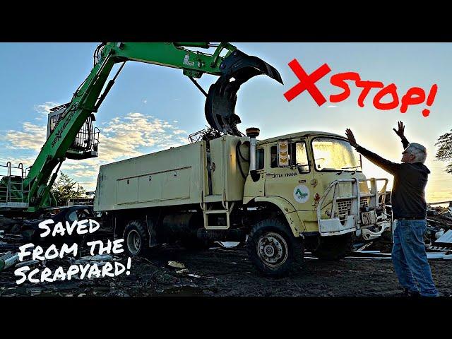 Junkyard Save! Vintage Off-Road Army Style 4x4 Fire Truck - Will it Run?