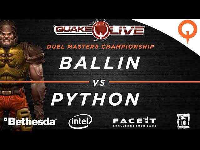 Ballin vs Python - PART 2 - Sinister / Cure / Hektik (QuakeCon 2016)