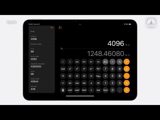 Apple WWDC: Tech giant announces iPadOS 18 updates along with Calculator app