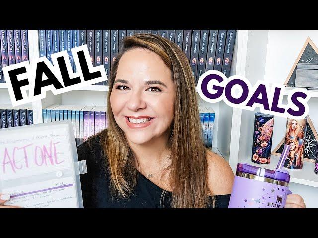 MY FALL GOALS  finishing TDOVS, reader subscription, audiobooks, Preptober & more