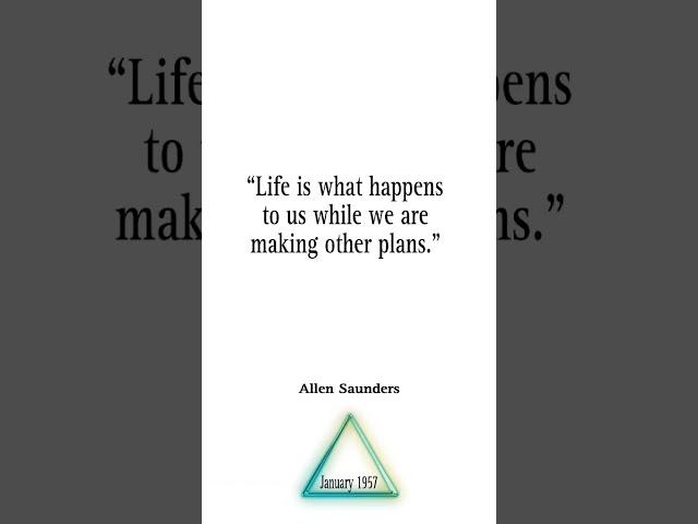 Allen Saunders Quotes (January 1957)#quotespark #shortvideoslife
