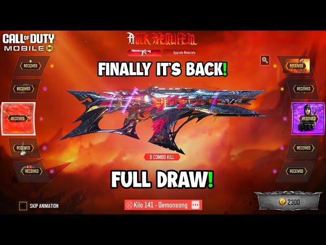 Buying Mythic Kilo 141 - Demonsong CODM | ROCK & REQUIEM Draw Cod Mobile