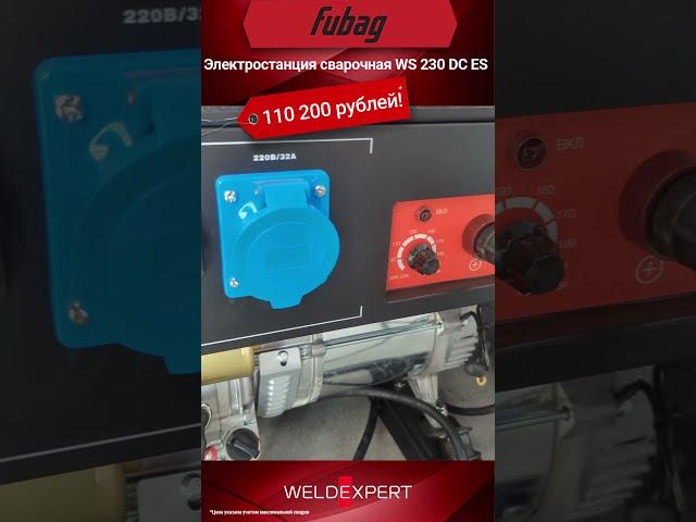 ‍ Электростанция сварочная FUBAG WS 230 DC ES  #сварка #welder #fubag #генератор