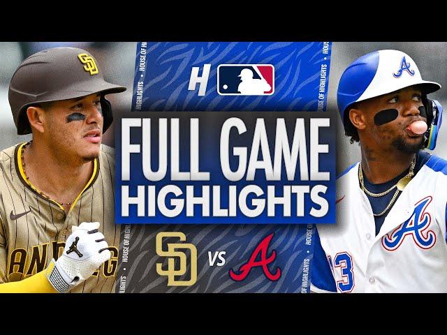 San Diego Padres vs Atlanta Braves - FULL GAME HIGHLIGHTS | May 24, 2025 MLB Season