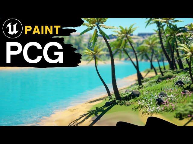 Paint PCG! Using Textures and Landscape Layers with PCG in Unreal Engine 5